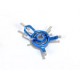 Metal Swash v2 w/ Steel Ball Links & Rear AR Pin-Blue (MCPX)