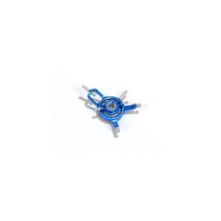 Metal Swash v2 w/ Steel Ball Links & Rear AR Pin-Blue (MCPX)