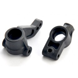 DISC.. R1/S2 - Carbon Rear Hub and Steering Block Set (Hard)