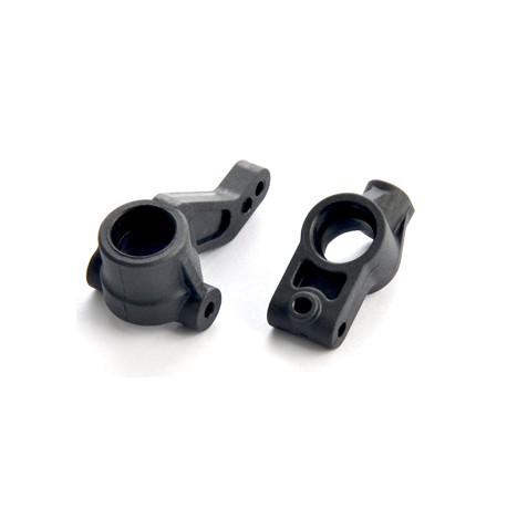 DISC.. R1/S2 - Carbon Rear Hub and Steering Block Set (Hard)