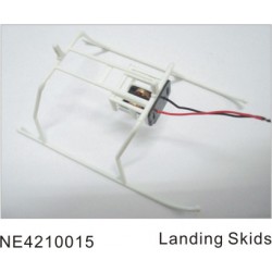 DISC.. NE210 LANDING SKIDS / WHITE * PLEASE, USE NE.4210061 *