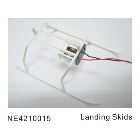 DISC.. NE210 LANDING SKIDS / WHITE * PLEASE, USE NE.4210061 *