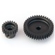 Pinion Aluminium hard anodized 48DP 24T