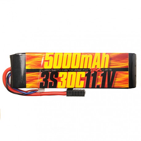 DISC.. 3s 11.1v 5000mAh 30C Lipo Battery for Traxxas 1/10 Cars