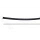 2mm thick shrink tube black - 1m