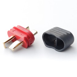 Connector : Deans (T) with cap Male plug (10pcs)