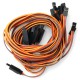 600mm 22AWG JR extension leads with Hook (10pcs)