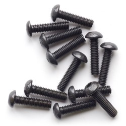 B head hex fine pitch screws HM4x16 (12 pcs)