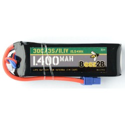 DISC.. 3s 11.1v 1400mAh Lipo Battery for Vaterra 1/14 Cars