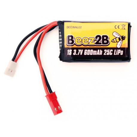 DISC.. 1s 3,7V 600mAh 25C lipo battery for V120D02S/ W100 & Traxxas/L