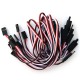 300mm 22AWG Futaba extension leads with Hook (10pcs)