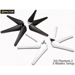 Phantom 2/3 Tri-Blades Prop set ( 4 Blade Grips, 12 Blades)