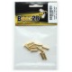 Connector : 5.0mm gold Bullet plated Male plug (10pcs)