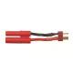 DISC.. Adaptateur prise Deans (T) controleur (M) vers 4.0mm FMS (F)