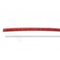 3mm thick shrink tube red - 1m