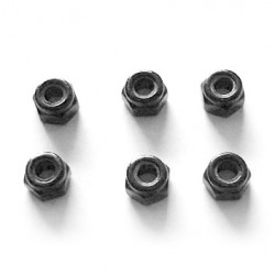 Nylon Self-lock Nut M4x4 (6pcs)