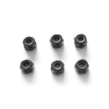 Nylon Self-lock Nut M4x4 (6pcs)