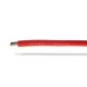 14AWG (2,12mm²) silicone wire, red - 1m