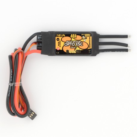 DISC.. Opto Multirotor SimonK ESC 40Amp 2-6S 27x52x10mm 33g