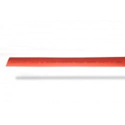 8mm thick shrink tube red - 1m