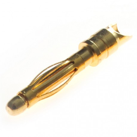 Connector : 2,0mm gold plated Male plug (10pcs)