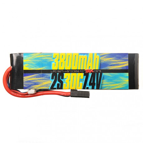 DISC.. 2s 7.4v 3800mAh 30C Lipo Battery for Traxxas 1/10 Cars