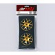 DISC.. Corvette GT2, CNC Alloy Rims (gold / black)