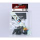 Driver Doll, white + Decal Set