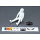 Driver Doll, white + Decal Set