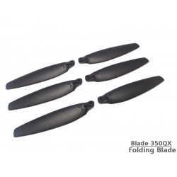 350QX  Foldable Blade -Black (6 pcs, 3R+3L)