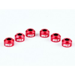 DISC.. 7075 Aluminum Drive Shaft Safety Cover (For XRay XB4) - Red