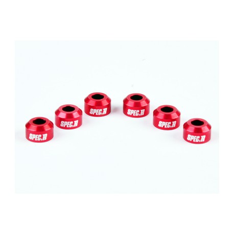 DISC.. 7075 Aluminum Drive Shaft Safety Cover (For XRay XB4) - Red