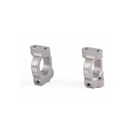 DISC.. 7075 Aluminum Hard Coated Caster Blocks 9° (For XRay XB4)