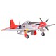 1/6 Plane 1700mm P51D (Red) PNP kit