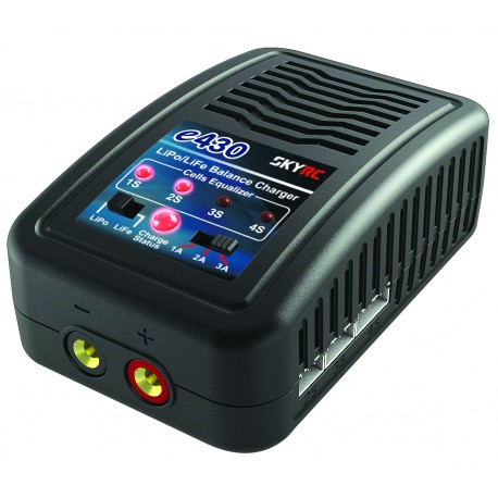 e430 AC Charger (LiPo & LiFe 2-4S up to 3A- 30w)