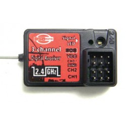 Waterproof receiver for 2,4ghz transmitter (BSD7070)