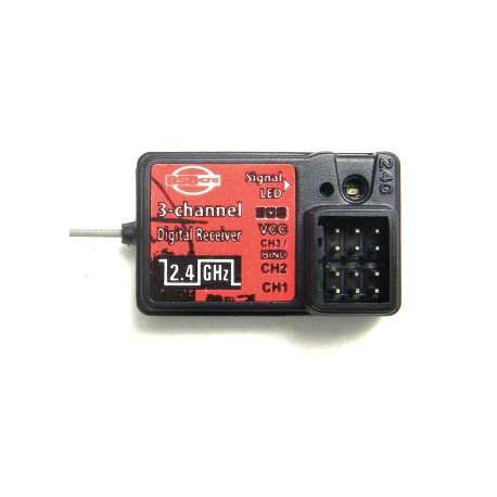 Waterproof receiver for 2,4ghz transmitter (BSD7070)