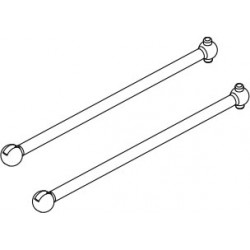 DISC.. Drive shaft set (2pcs) for Mad Monster 1/6