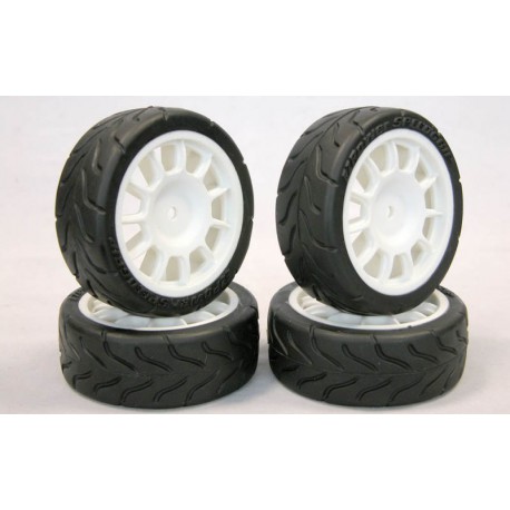 Speedgrip Tires glued on challenge rims set (4)