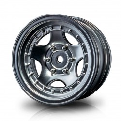 Flat silver 236 1.9" wheel (+5) (4)