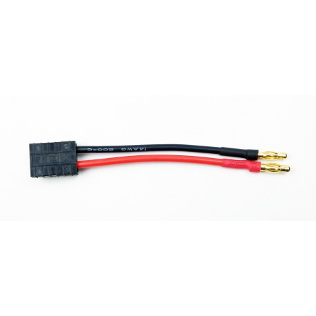 Adaptor gold 4mm (M) to TRX battery (F)