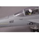 1/7 Jet 70mm EDF F/A-18F Super hornet Grey PNP kit