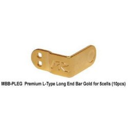 DISC. Premium L-Type Long End Bar Gold for 5cell (10pcs)