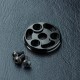 RMX Alum. spur gear cover (black)