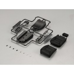 Seat Set adjustable rubber silicone 1/10 Truck