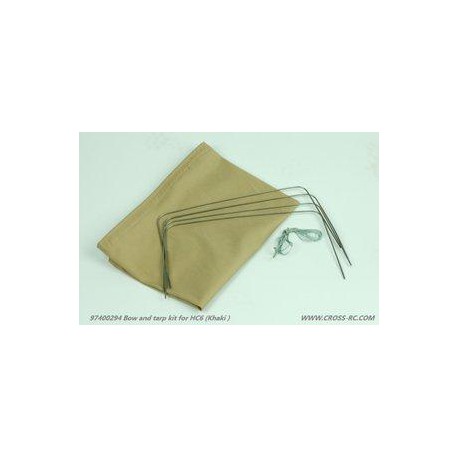 HC6 Khaki tarpaulin