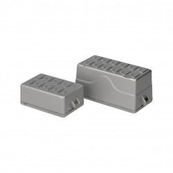 Plastic tool case - gray (2 pcs)