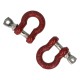 Shackles with collar bolt (2 pcs)