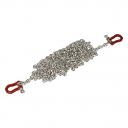 Towing chain with shackles