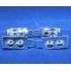 Chrome cups light set Fiat 131